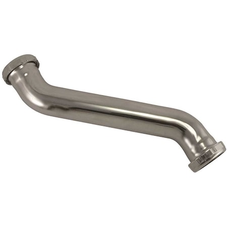 Keeney Mfg 1-1/2 in. x 1-1/2 in. 22-Gauge Brass Double Offset, Chrome 7038PC